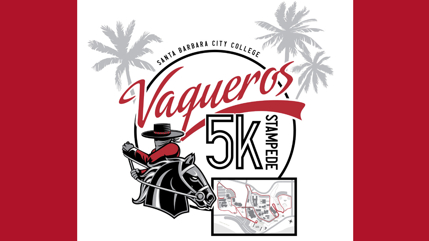 SBCC Vaquero Stampede 5k flyer